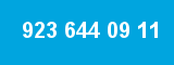 923 644 09 11